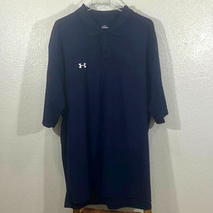 Navy Blue UNDER ARMOUR Performance Golf Polo Men's SZ XXL